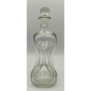 Holmegaard Kluk Kluk Clear Glass Decanter By Jacob E. Bang With Stopper Vintage